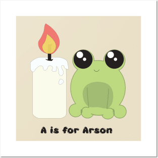 Cute Frog Arson Posters and Art